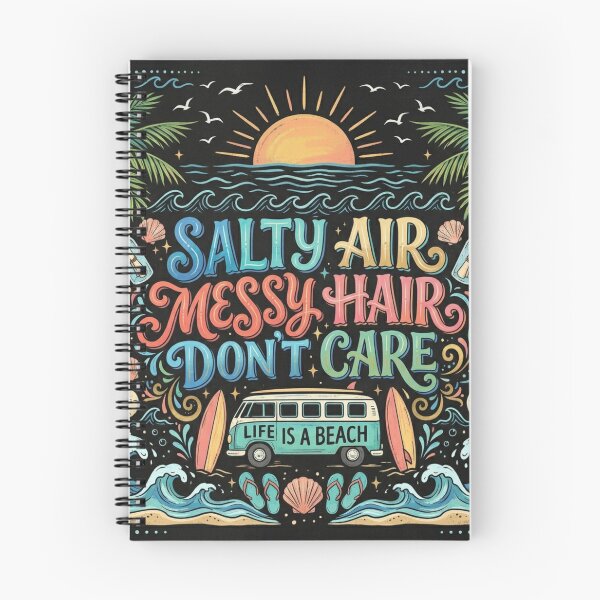 Item preview, Salty Hair Messy hair Don't care designed and sold by Amberkhaan.