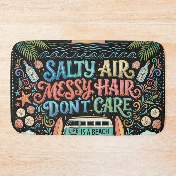 Item preview, Salty Hair Messy hair Don't care designed and sold by Amberkhaan.