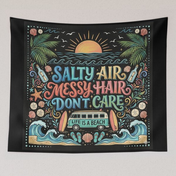 Item preview, Salty Hair Messy hair Don't care designed and sold by Amberkhaan.