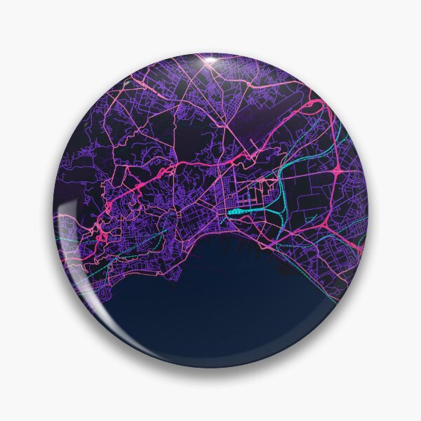 Item preview, Neon Style Map of Napoli, Italy designed and sold by Enea Kelo.