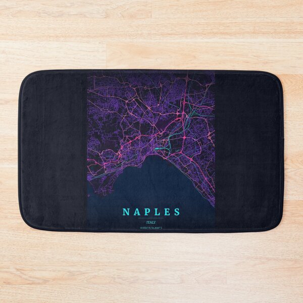 Item preview, Neon Style Map of Napoli, Italy designed and sold by Enea Kelo.