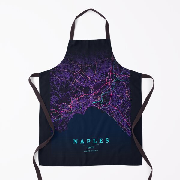 Item preview, Neon Style Map of Napoli, Italy designed and sold by Enea Kelo.