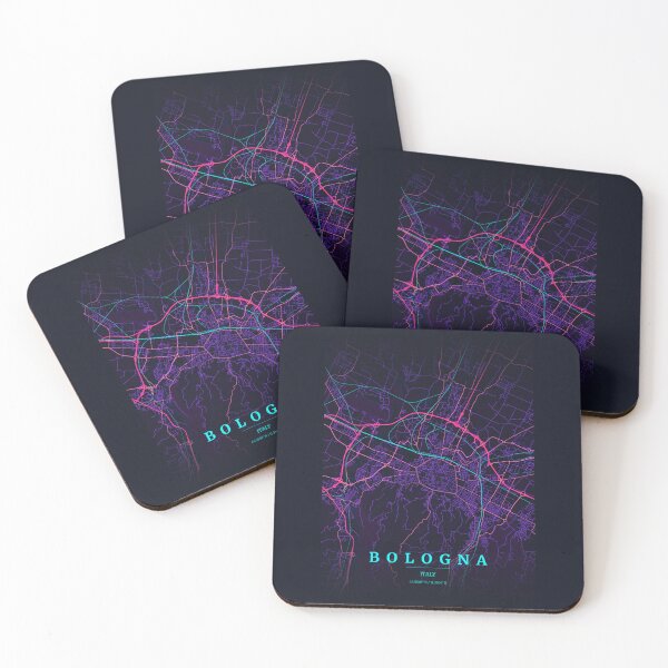 Item preview, Neon Style Map of Bologna, Italy designed and sold by Enea Kelo.