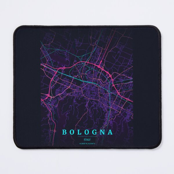Item preview, Neon Style Map of Bologna, Italy designed and sold by Enea Kelo.