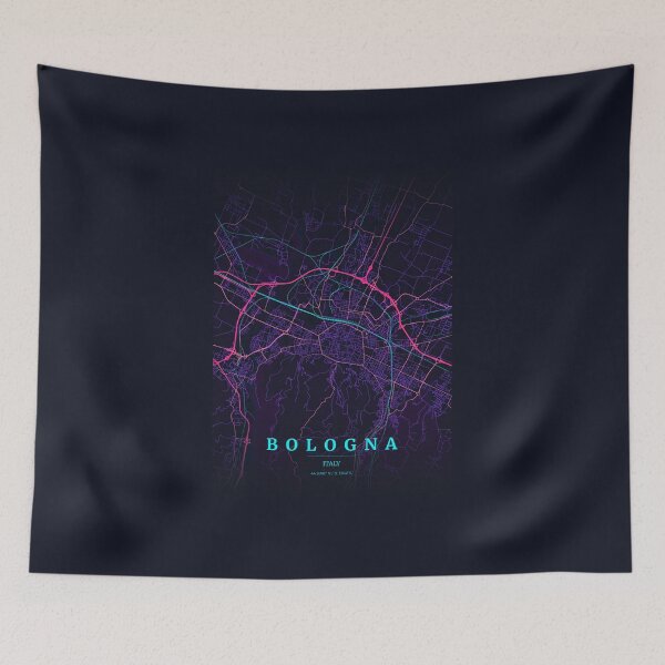 Item preview, Neon Style Map of Bologna, Italy designed and sold by Enea Kelo.