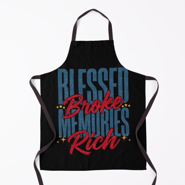 Item preview, Blessed Broke Memories Rich Baseball Mom Quote designed and sold by FreshVibe Prints.