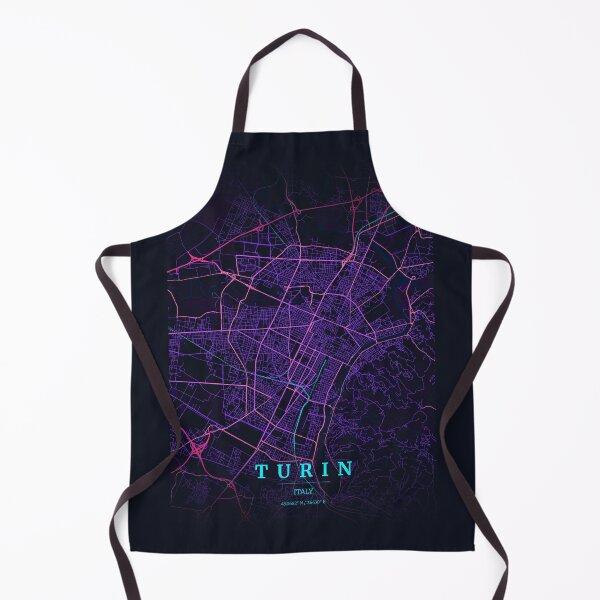 Artikelvorschau, Neon-Karte von Turin, Italien entworfen und verkauft von Enea Kelo.