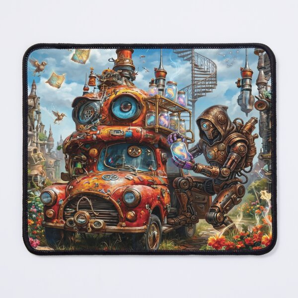Item preview, Moon Delivery Robot | Cosmic Fantasy Puzzle designed and sold by ColorFlick.