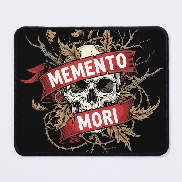 Item preview, Memento Mori Skull and Dead Leaves designed and sold by nuel-art.