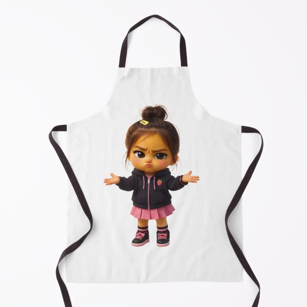 Item preview, Cute Angry Chibi Girl Sticker PNG | Sassy Kawaii Cartoon Character designed and sold by ashwin131.