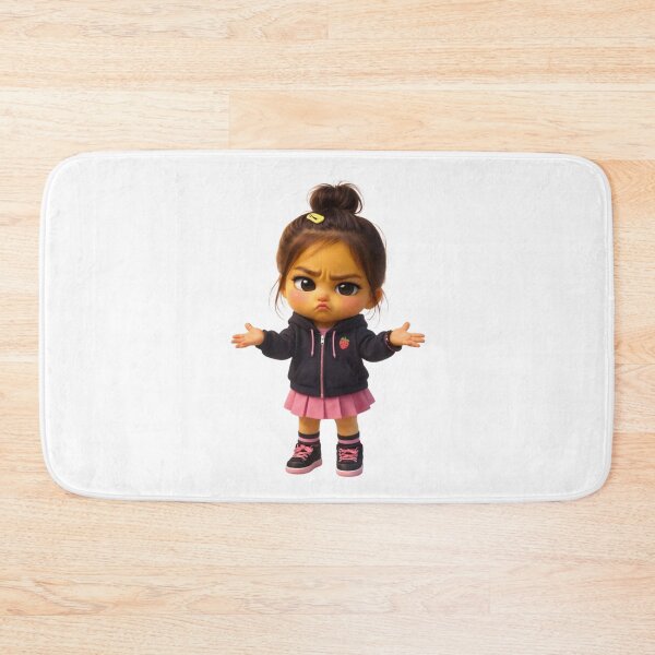 Item preview, Cute Angry Chibi Girl Sticker PNG | Sassy Kawaii Cartoon Character designed and sold by ashwin131.