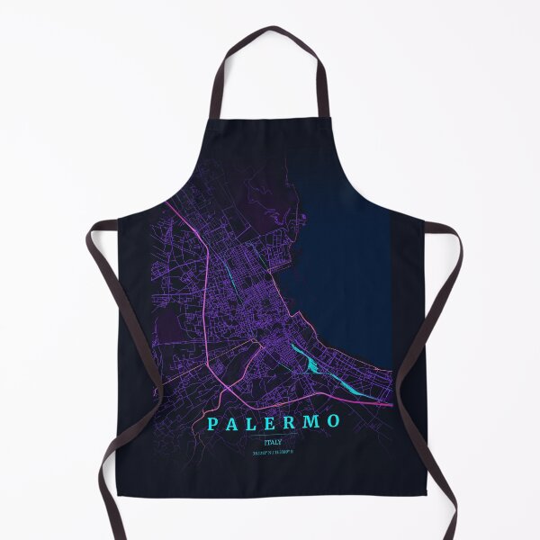 Item preview, Neon Style Map of Palermo, Italy designed and sold by Enea Kelo.