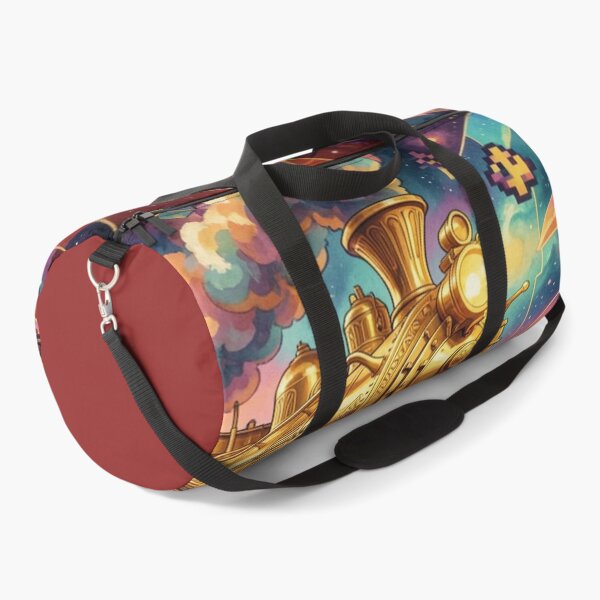 Item preview, Abyss Express in a surreal gold-art-deco vision full of cosmic steam and futuristic elegance designed and sold by FotoworldEdel.