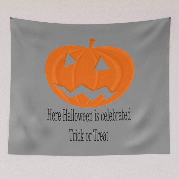 Item preview, Here Halloween is celebrated Trick or Treat designed and sold by MAC2009.