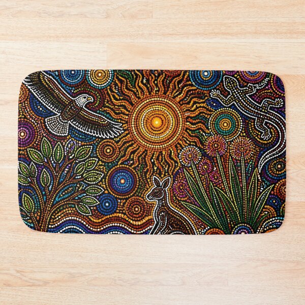 Item preview, Aboriginal Inspired Dot Art - Australian Flora and Fauna designed and sold by GrinGalore.