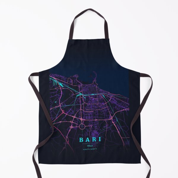 Item preview, Neon Style Map of Bari, Italy designed and sold by Enea Kelo.