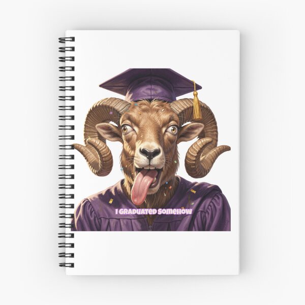 Item preview, I Graduated Somehow Funny Ram Graduation  designed and sold by ByAnad.