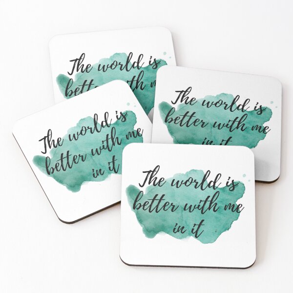 Item preview, The world is better with me in it - Positive Affirmations [ 2021 - Collection ] designed and sold by elmsstudios.