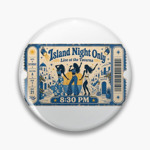 Item preview, Island Night Only Vintage Concert Ticket designed and sold by ArtByRahim.
