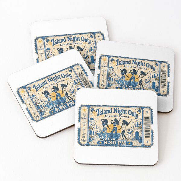 Item preview, Island Night Only Vintage Concert Ticket designed and sold by ArtByRahim.