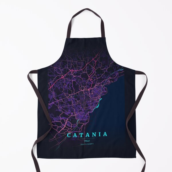 Item preview, Neon Style Map of Catania, Italy designed and sold by Enea Kelo.