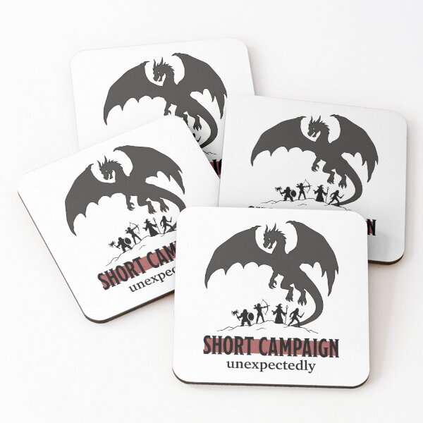 Item preview, Short Campaign Unexpectedly Funny Tabletop RPG Dragon Design designed and sold by Fenay Designs.