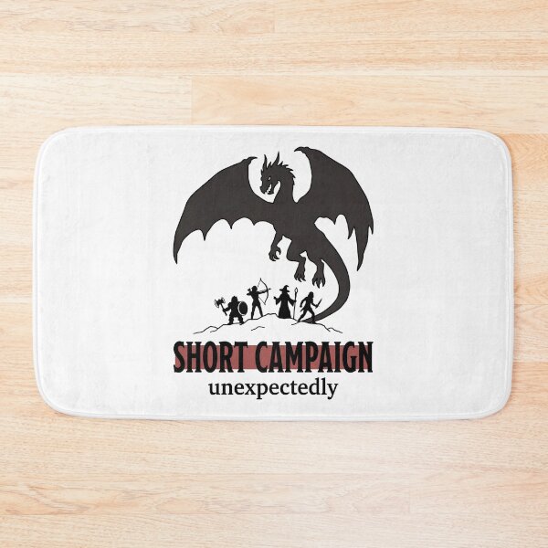 Item preview, Short Campaign Unexpectedly Funny Tabletop RPG Dragon Design designed and sold by Fenay Designs.
