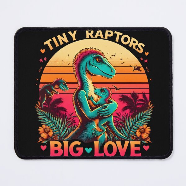 Item preview, Tiny Raptors Big Love designed and sold by AI-Only Creations.