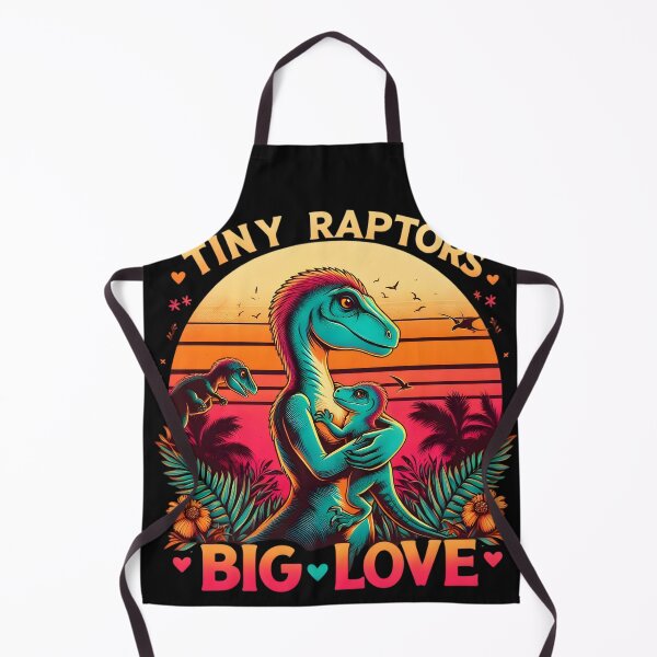 Item preview, Tiny Raptors Big Love designed and sold by AI-Only Creations.