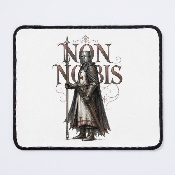 Item preview, Non Nobis Domine Templar Heraldry - Street Wear designed and sold by Dhenin Studio.