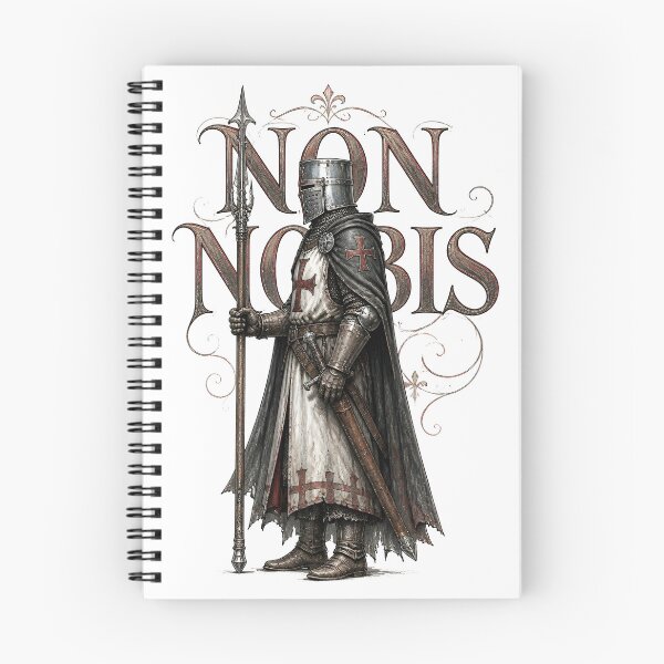 Item preview, Non Nobis Domine Templar Heraldry - Street Wear designed and sold by Dhenin Studio.