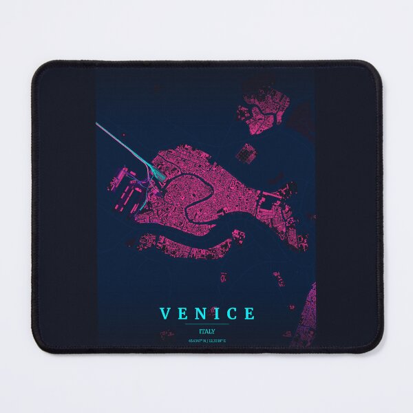 Item preview, Neon Style Map of Venice, Italy designed and sold by Enea Kelo.