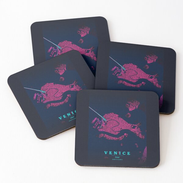 Item preview, Neon Style Map of Venice, Italy designed and sold by Enea Kelo.