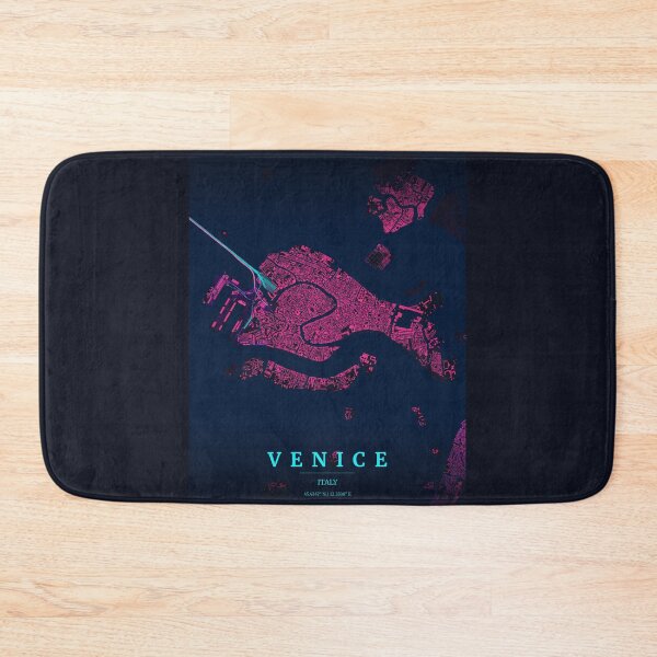 Item preview, Neon Style Map of Venice, Italy designed and sold by Enea Kelo.
