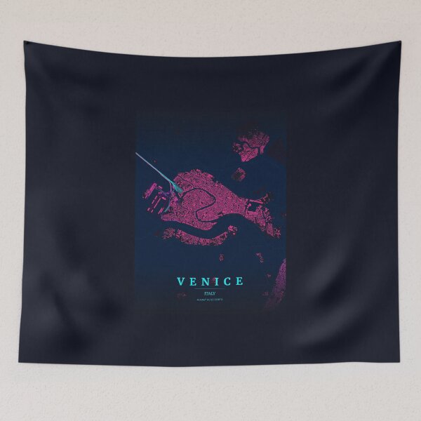 Item preview, Neon Style Map of Venice, Italy designed and sold by Enea Kelo.