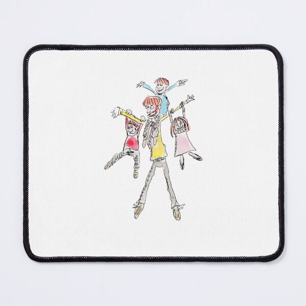 Item preview, Ginger Dad jumping with his kids designed and sold by Inky Fingers Illustrations.