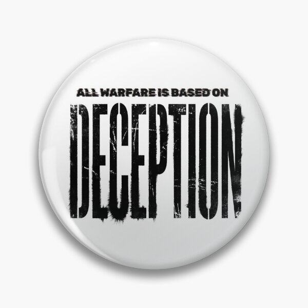 Item preview, ''All Warfare Is Based On DECEPTION'' by SUN TZU designed and sold by SilentStrategyShop.