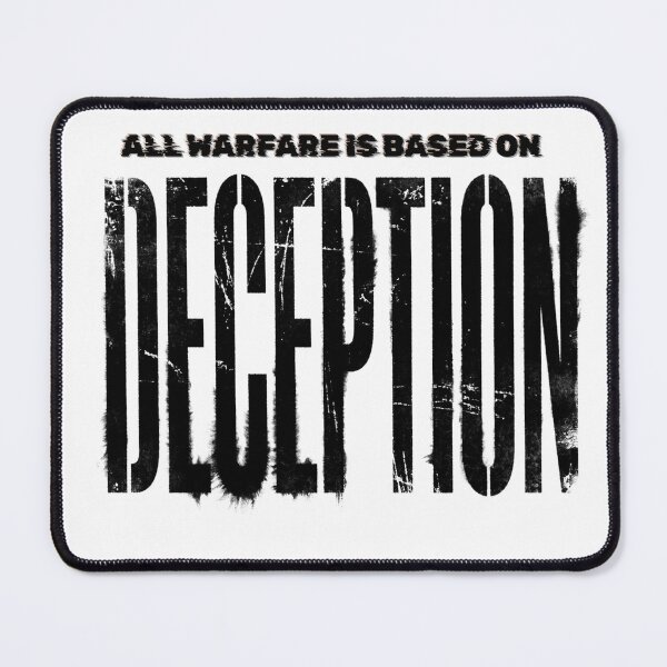 Item preview, ''All Warfare Is Based On DECEPTION'' by SUN TZU designed and sold by SilentStrategyShop.