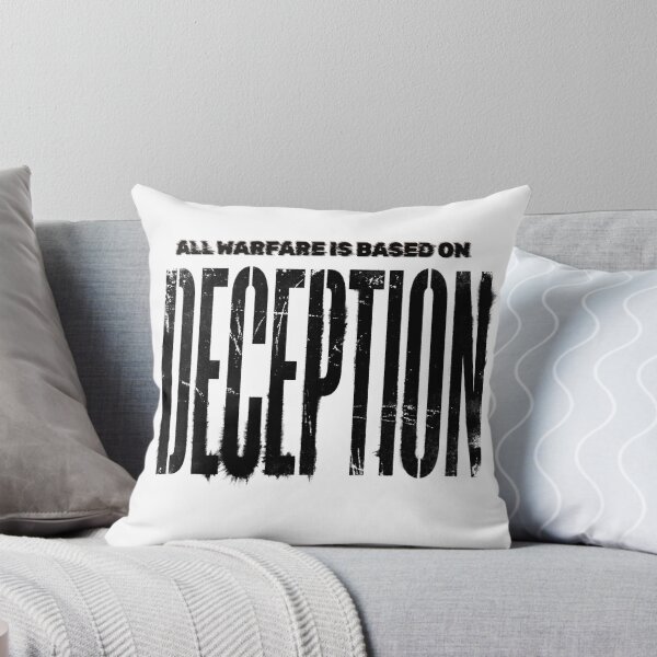 Item preview, ''All Warfare Is Based On DECEPTION'' by SUN TZU designed and sold by SilentStrategyShop.