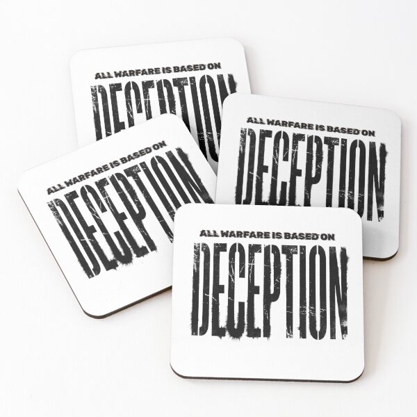 Item preview, ''All Warfare Is Based On DECEPTION'' by SUN TZU designed and sold by SilentStrategyShop.