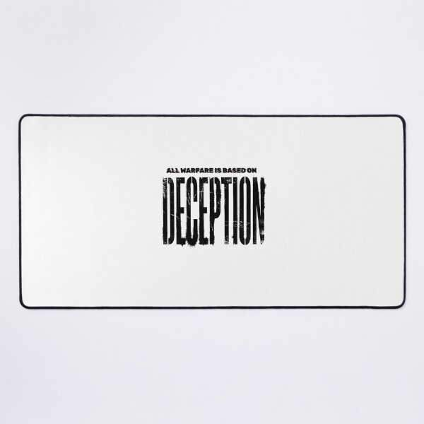 Item preview, ''All Warfare Is Based On DECEPTION'' by SUN TZU designed and sold by SilentStrategyShop.