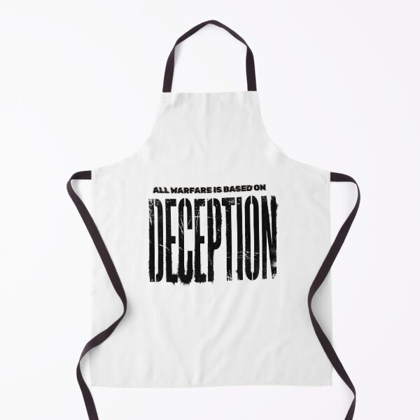 Item preview, ''All Warfare Is Based On DECEPTION'' by SUN TZU designed and sold by SilentStrategyShop.