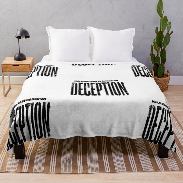 Item preview, ''All Warfare Is Based On DECEPTION'' by SUN TZU designed and sold by SilentStrategyShop.
