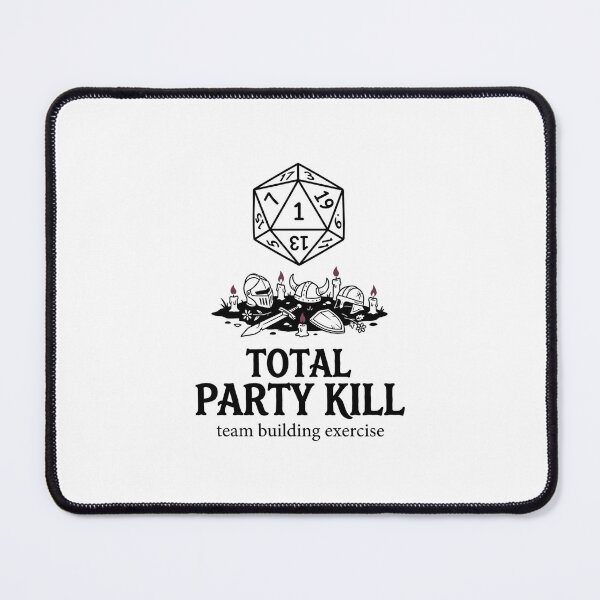 Item preview, Total Party Kill Team Building Exercise RPG Dice Design designed and sold by Fenay Designs.