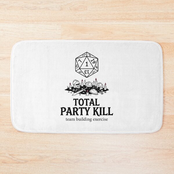 Item preview, Total Party Kill Team Building Exercise RPG Dice Design designed and sold by Fenay Designs.