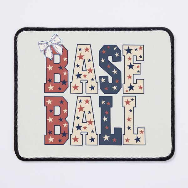 Item preview, Patriotic Base Ball Coquette Sports Mom designed and sold by FreshVibe Prints.