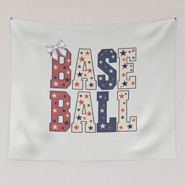 Item preview, Patriotic Base Ball Coquette Sports Mom designed and sold by FreshVibe Prints.