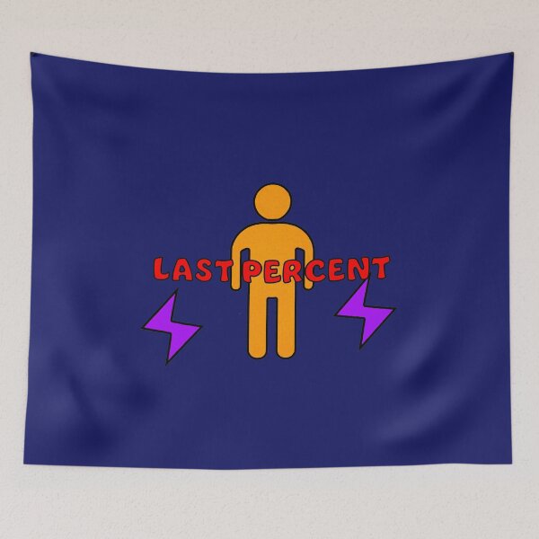 Item preview, Last Percent – Low Battery Human Icon designed and sold by ChernivtsiSkoda.