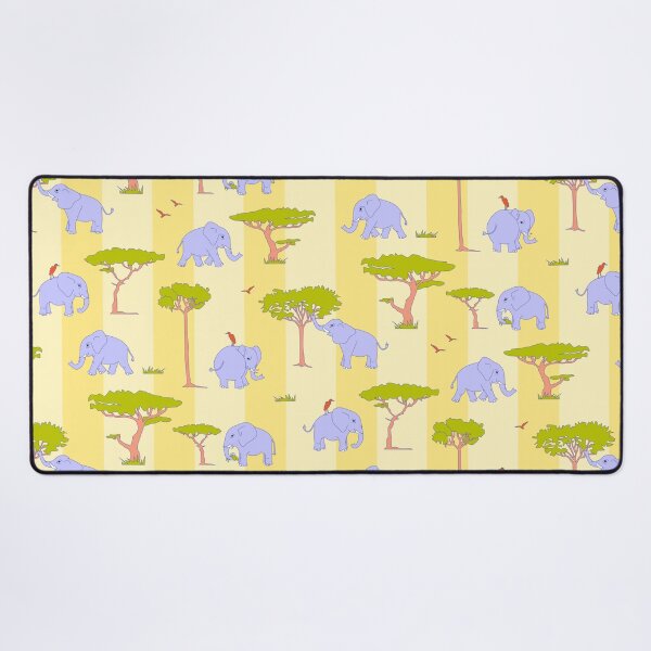 Item preview, Purple elephants in the savannah designed and sold by kobyakov.