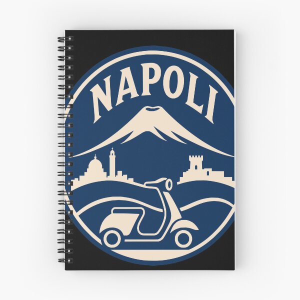 Item preview, Naples Italy Vintage Scooter Travel Badge T-Shirt – Napoli Souvenir designed and sold by Lyfeinsights.